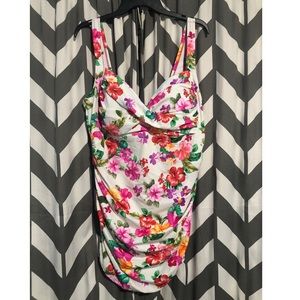 One-Piece Floral Bathing-Suit